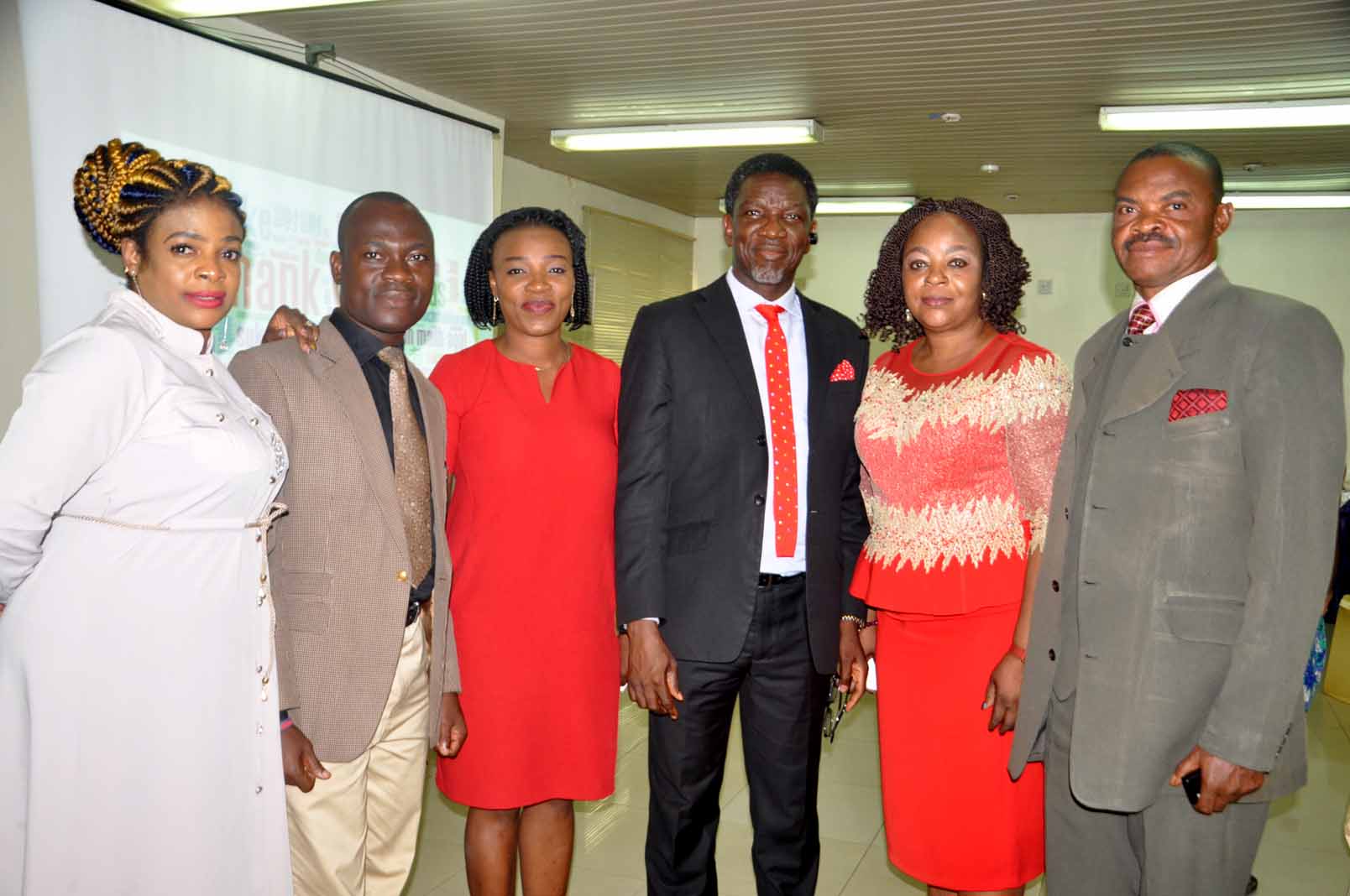 L-R: Mrs Toyin Adeseun-Nwosu, Public Relation Executive, Oladapo Soneye, Assistant General Secretary NIPR, Thelma Okoh, General Secretary, Olusegun Mcmedal, Chairman NIPR Lagos State Chapter, Mrs Confort Nwankwo,Vice Chairman and Kalu Olekauwa,Treasurer during the Inaugural Press Briefing of Nigeria institute of Public Relation (NIPR)Lagos State Chapter New EXCO in Lagos.