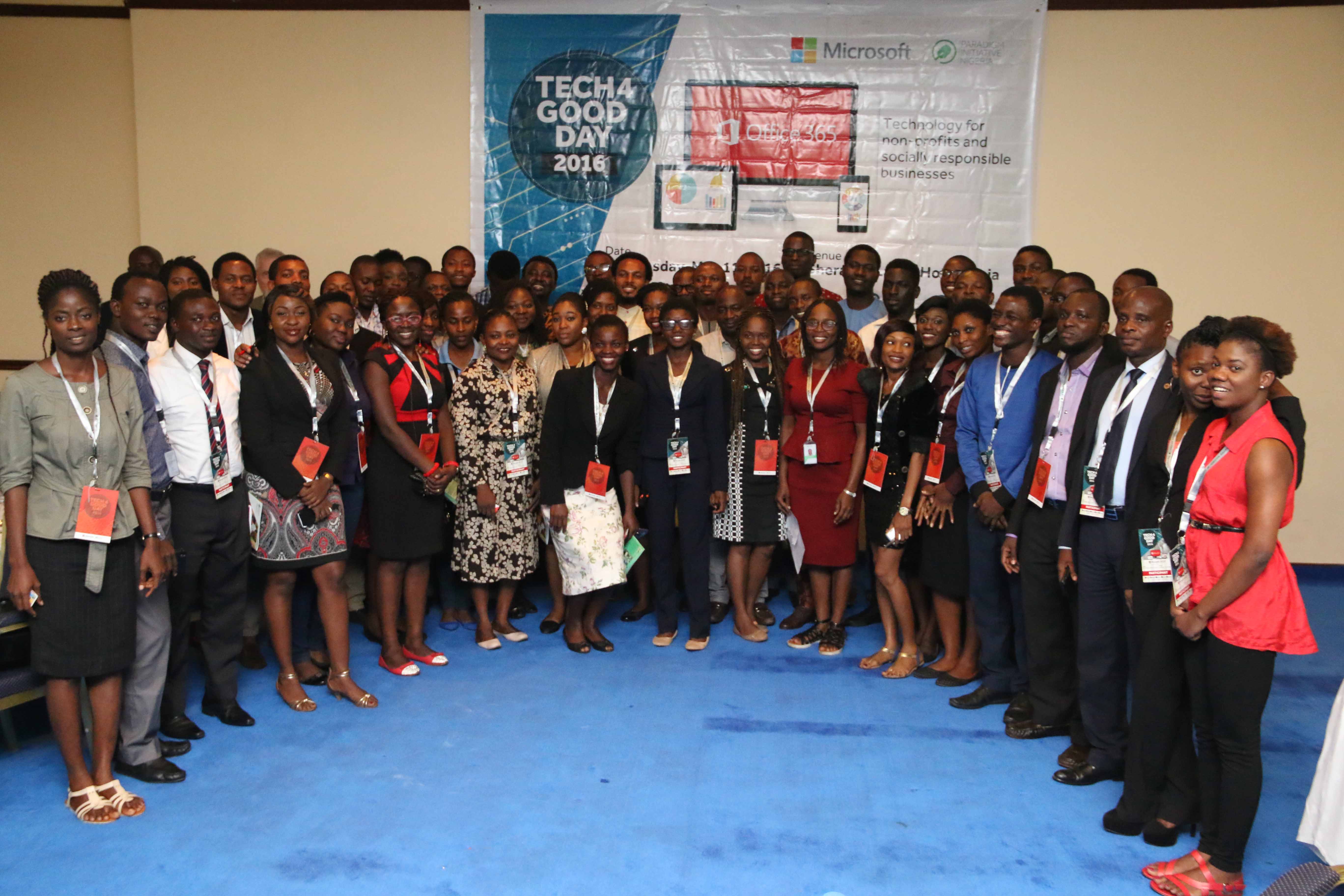 Cross section of attendees at the Microsoft Nigeria Tech4Good event held today at the Sheraton Hotels, Ikeja, Lagos