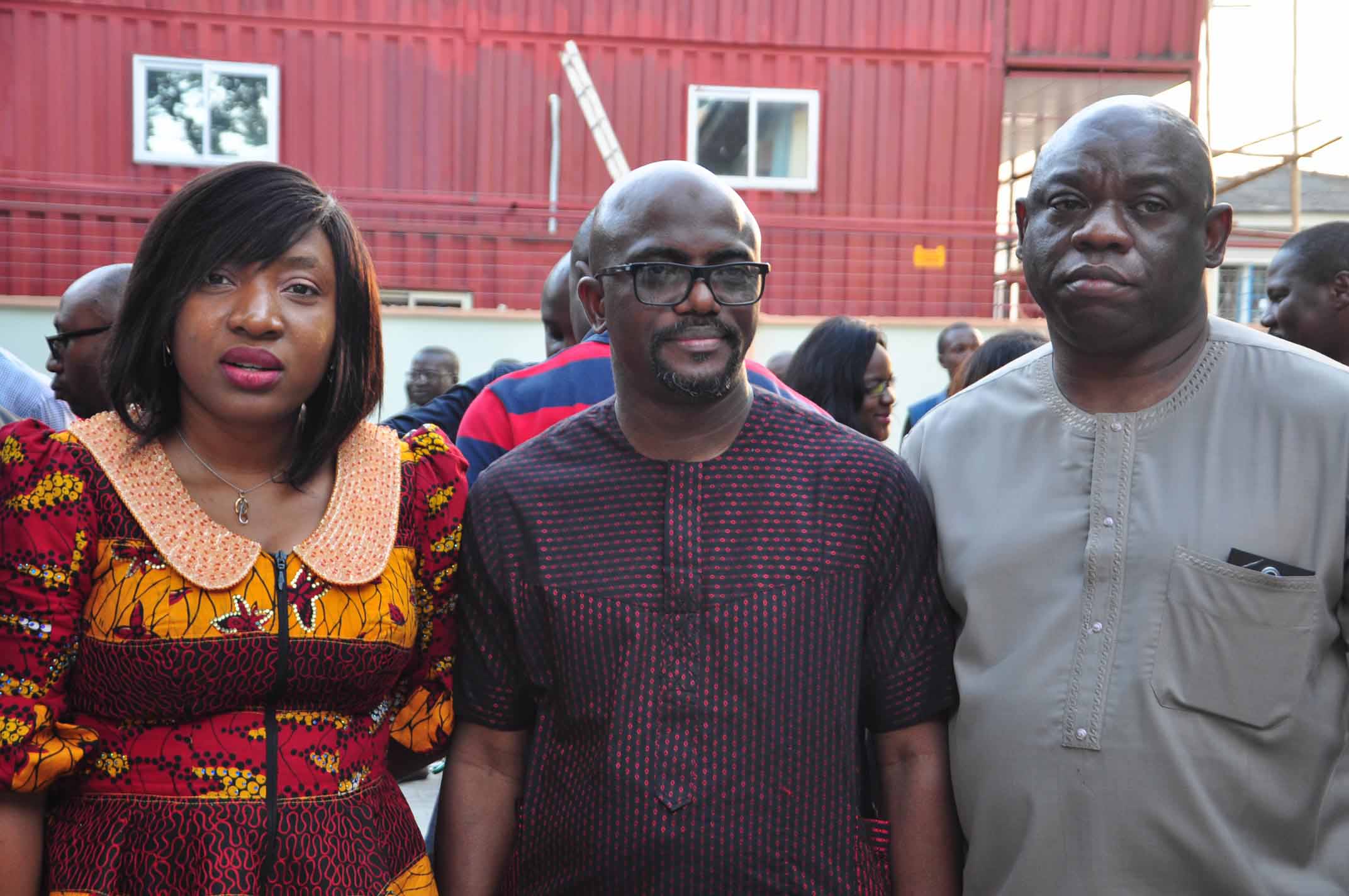 L-R: Maureen Ifada, Senior Brand Manager, Three Crowns Milk; Lanre Adisa, Managing Director, Noahs Ark Communications and Kola Abiola, Chairman, Noahs Ark Communication.