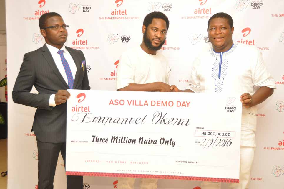 Aso Villa Demo Day Winners Smile Home With Cash Prizes As Airtel Rewards Winners -marketingspace.com.ng