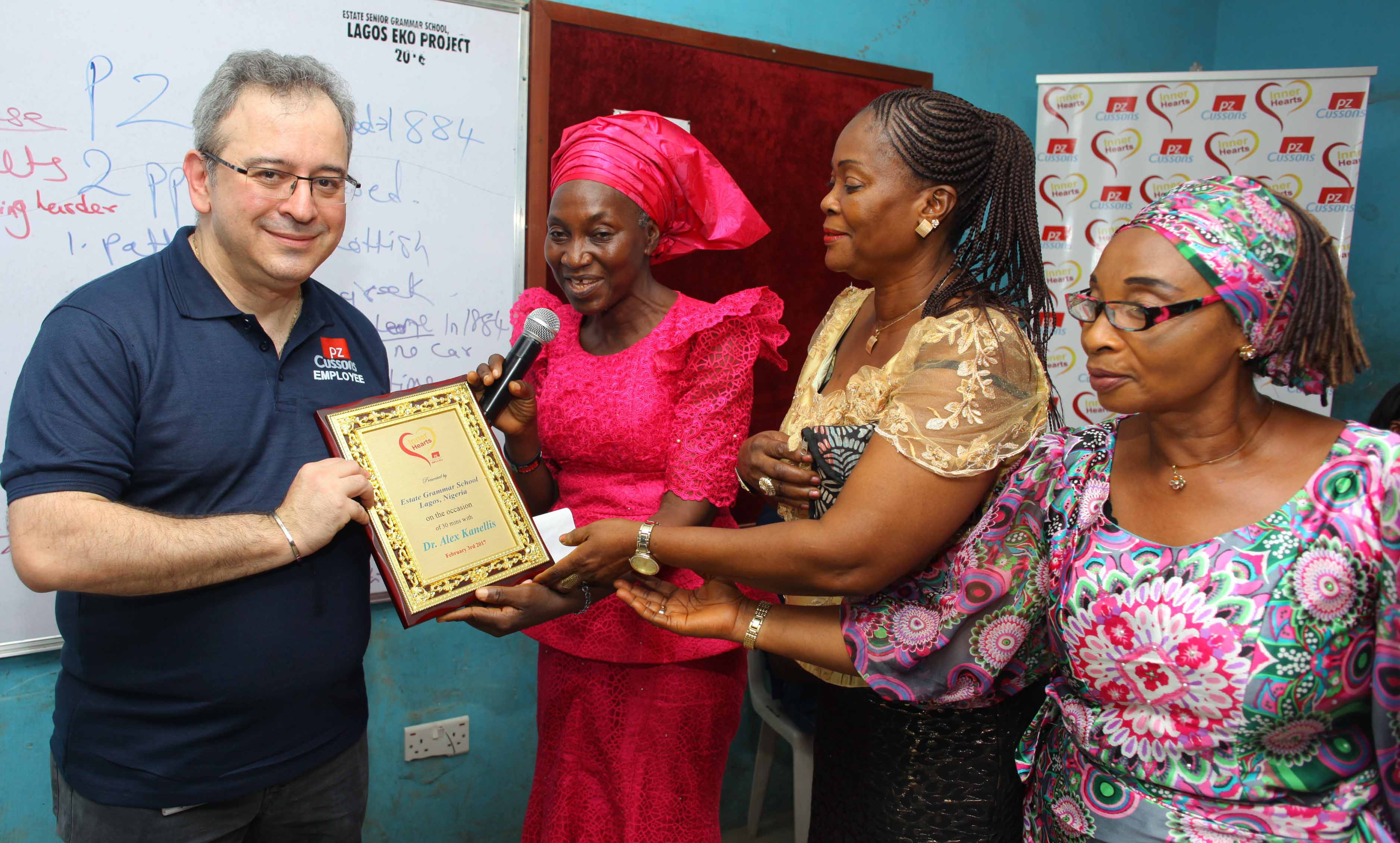 PZ Cussons Global CEO Visits Nigeria; Holds ‘Inner Hearts’ Mentoring Session With Lagos Students-marketingspace.com.ng