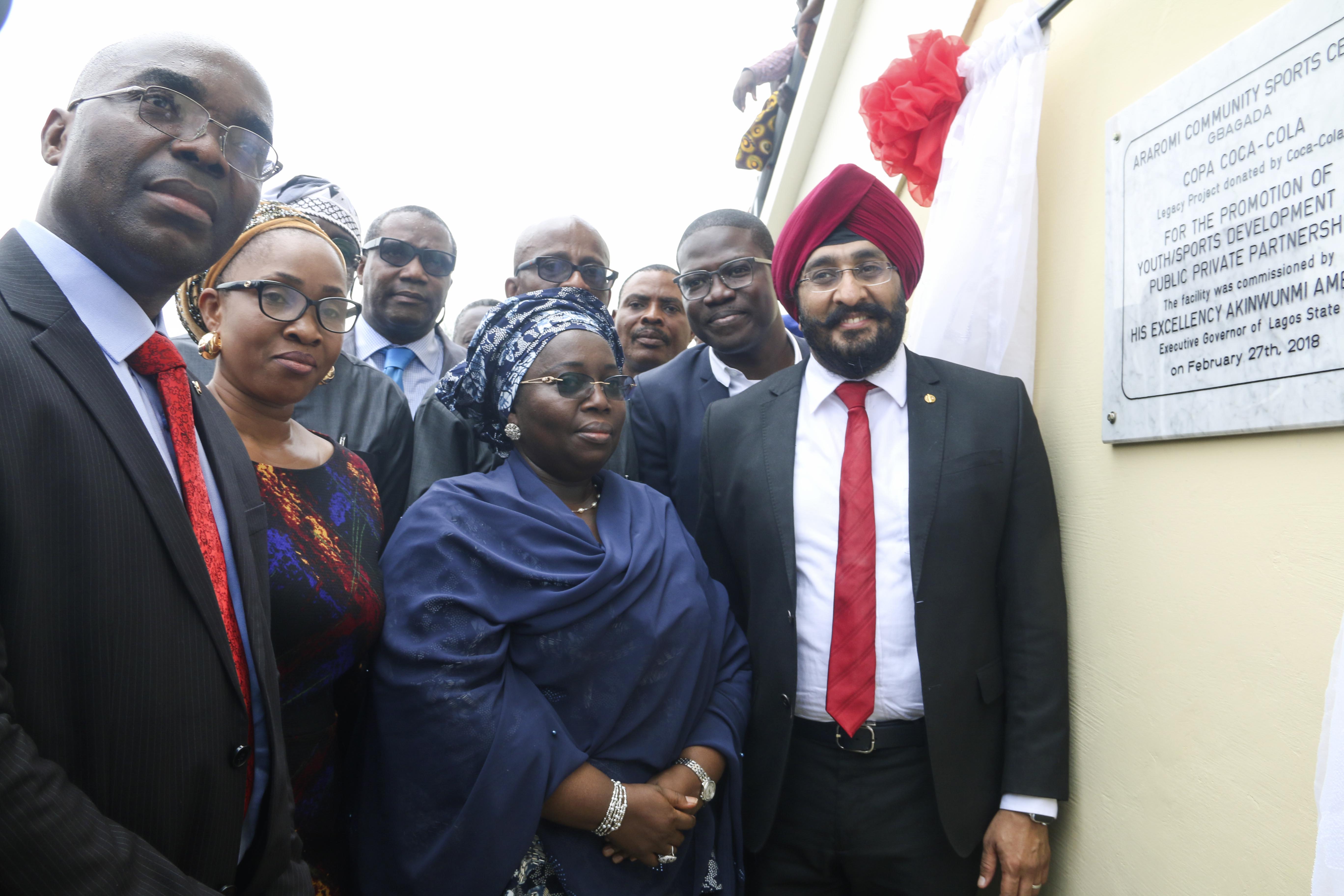 Ambode Commissions Coca-Cola’s Ultra-Modern Youth & Sports Centre in Gbagada-marketingspace.com.ng