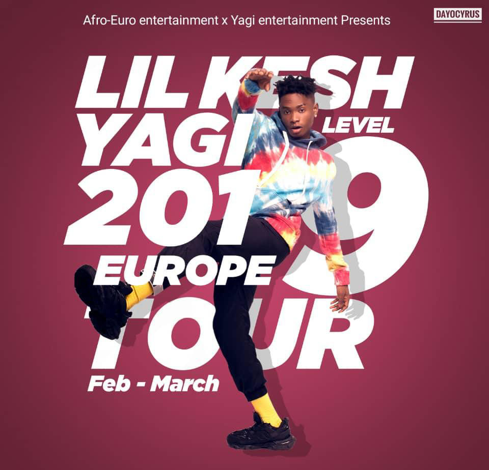 Lil Kesh Sets For Europe Tour 2019