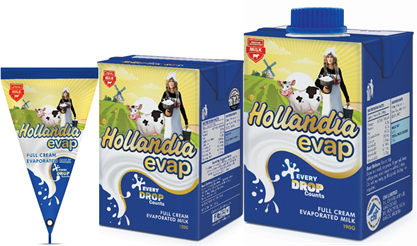 Hollandia Evap Milk Unveils New Pack Design-marketingspace.com.ng