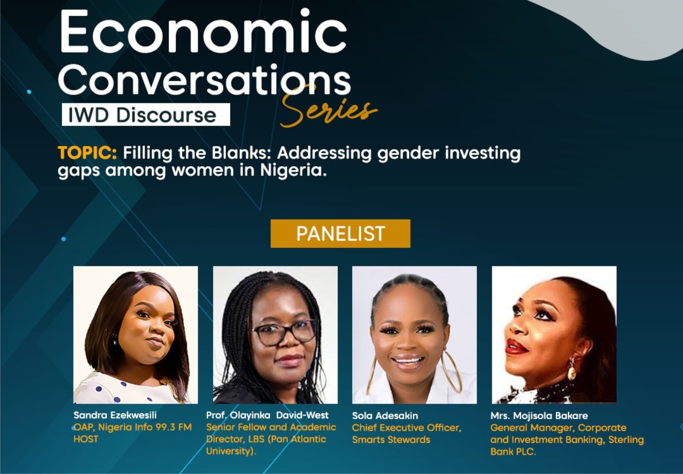 David-West, Bakare, Adesakin, Ezekwesili Headline The Second Edition Of Zimvest Economic Conversations-marketingspace.com.ng