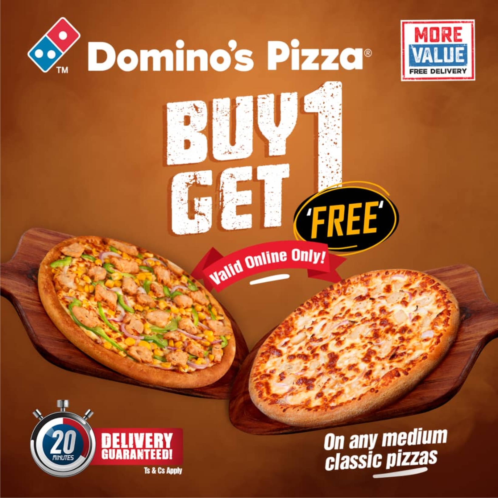 Enjoy Maximum Awoof Week With Domino’s Pizza Online Buy 1 Get 1 FREE Promo-marketingspace.com.ng