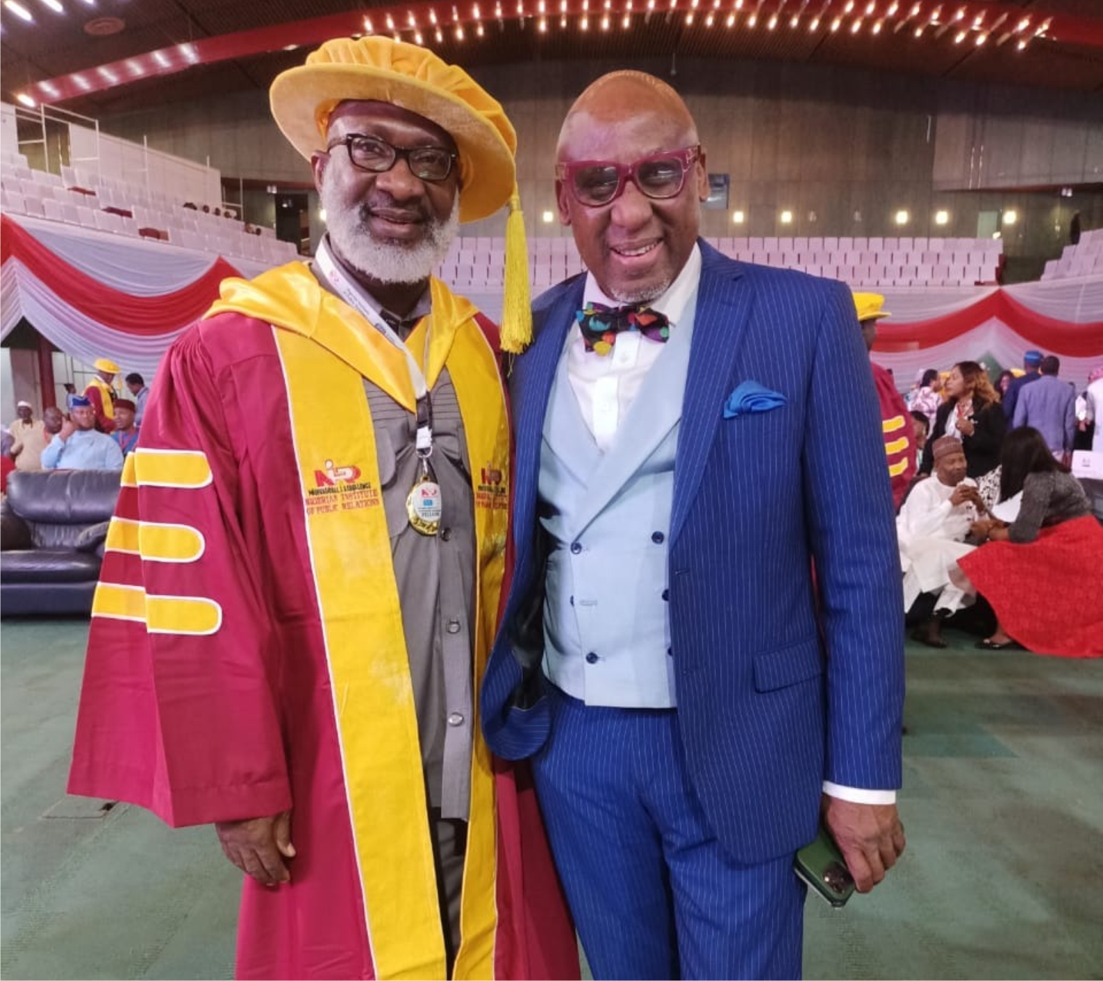 African PR Icon Yomi Badejo-Okusanya Congratulates Public Affairs Expert Inducted As A Fellow Of Nigerian Institute Of Public Relations -marketingspace.com.ng