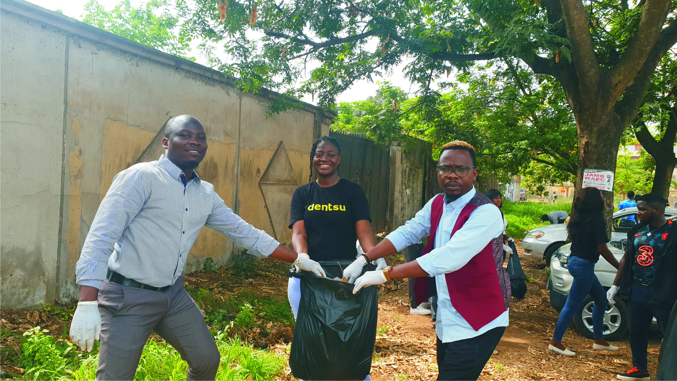 Dentsu Joins Campaign For Sustainable Environment In Nigeria … Cleans Host Community, Donates Clothes, Others-marketingspace.com.ng