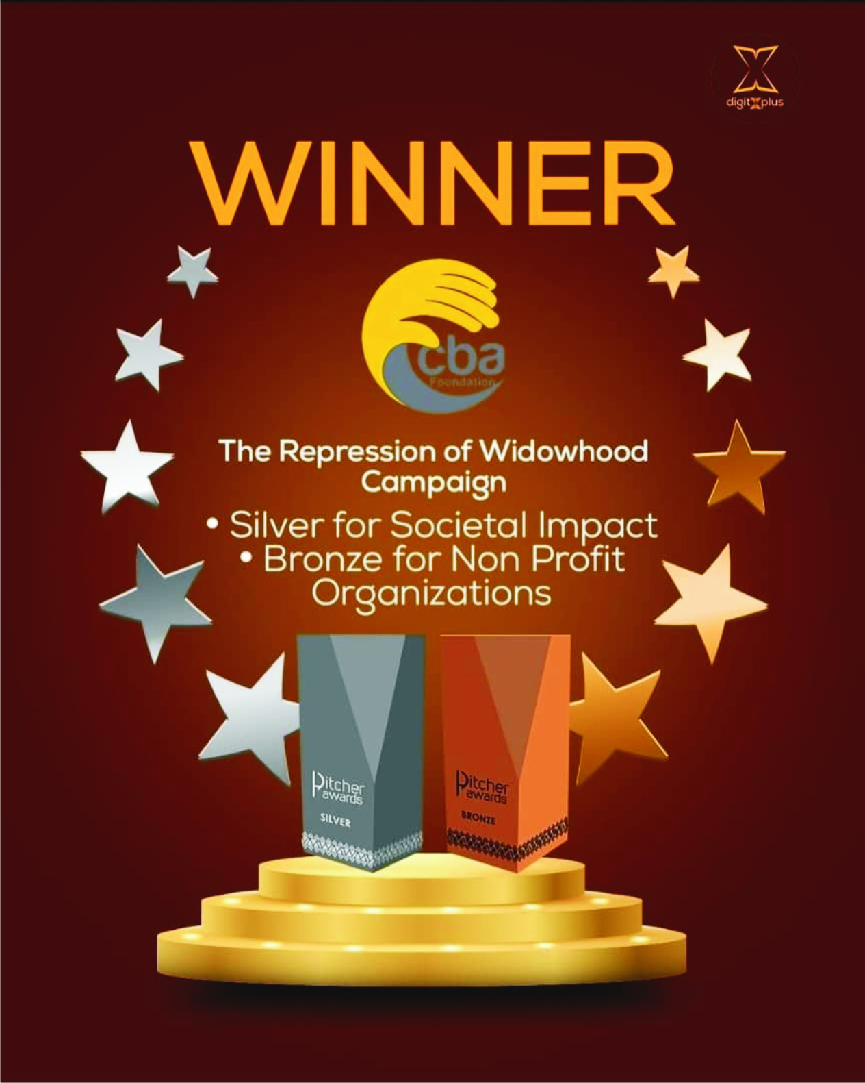 The Repression Of Widowhood: CBA Foundation Shines At The Pitcher Awards 2025 With Two Awards-marketingspace.com.ng