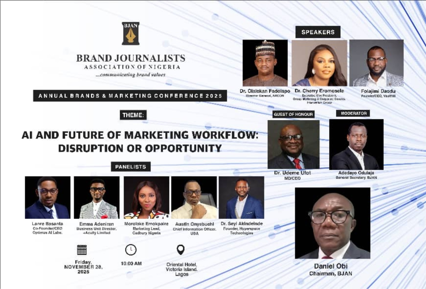 Top tech, Marketing Leaders Set To Drive Conversations At BJAN 2025 Annual Conference -marketingspace.com.ng