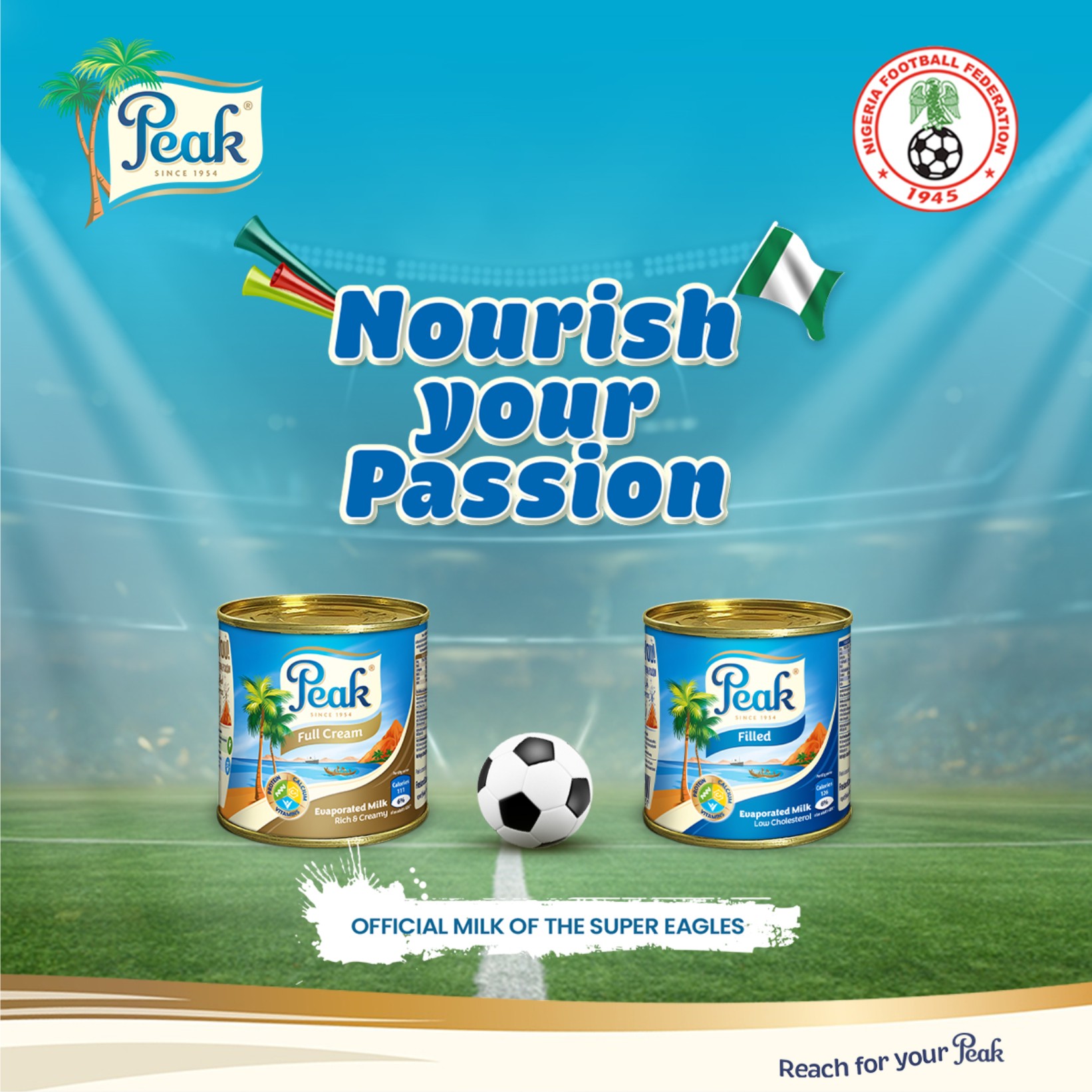 Peak Milk To Fuel Nigerian Passion During AFCON With Nationwide Watch Parties -marketingspace.com.ng