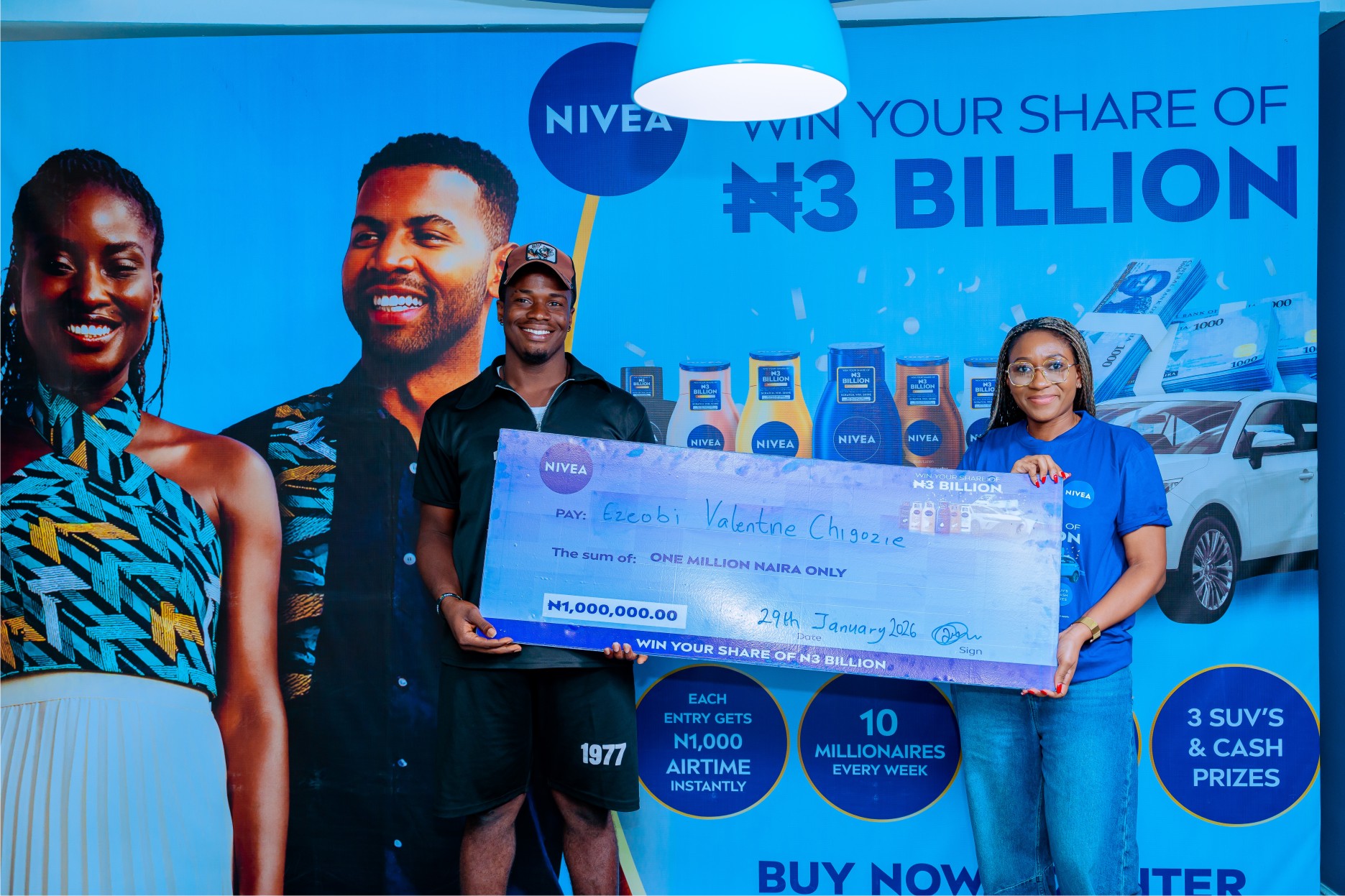 -	Big Wins Begin As NIVEA Rewards 40 Millionaires, 200 Voucher Winners In ₦3bn Promo -marketingspace.com.ng