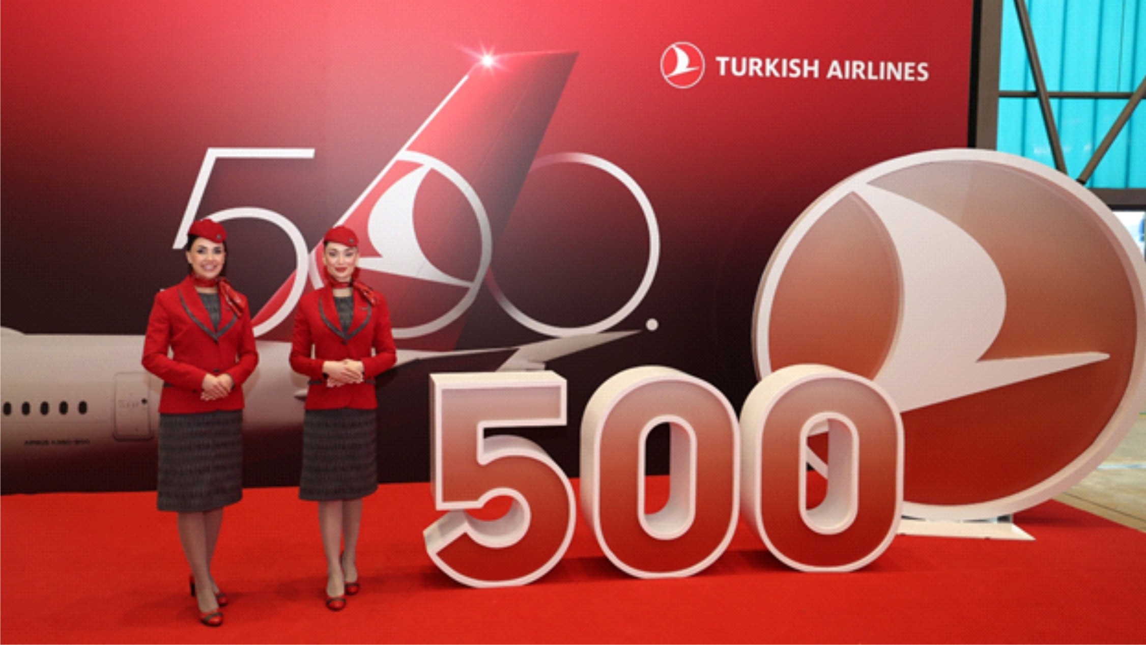 Turkish Airlines Unveils Its 500th Aircraft Featuring A Special Livery Of 100,000 Employees -marketingspace.com.ng