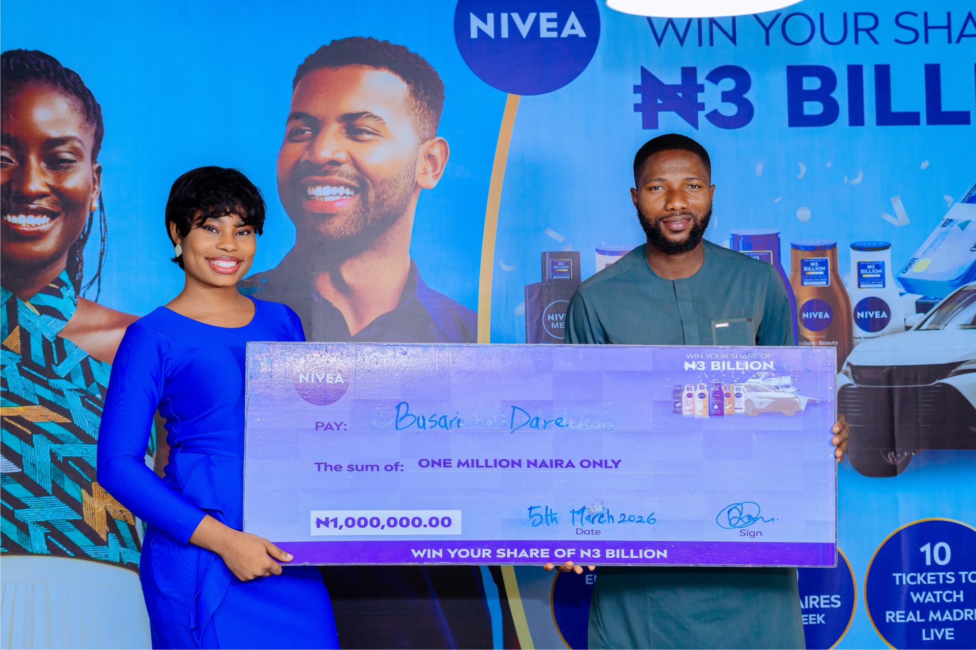 -	More Nigerians Emerge Millionaires In Week 9 Of NIVEA’s Nationwide Consumer Campaign -marketingspace.com.ng