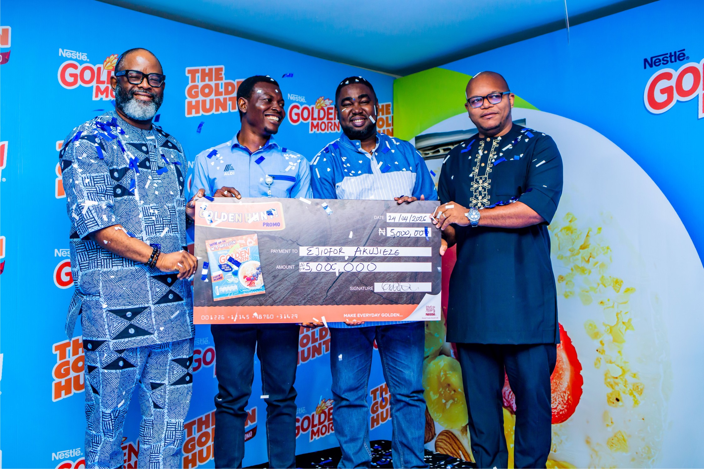 Plateau Grocery Seller Wins ₦5 Million As Golden Morn Golden Hunt  -marketingspace.com.ng