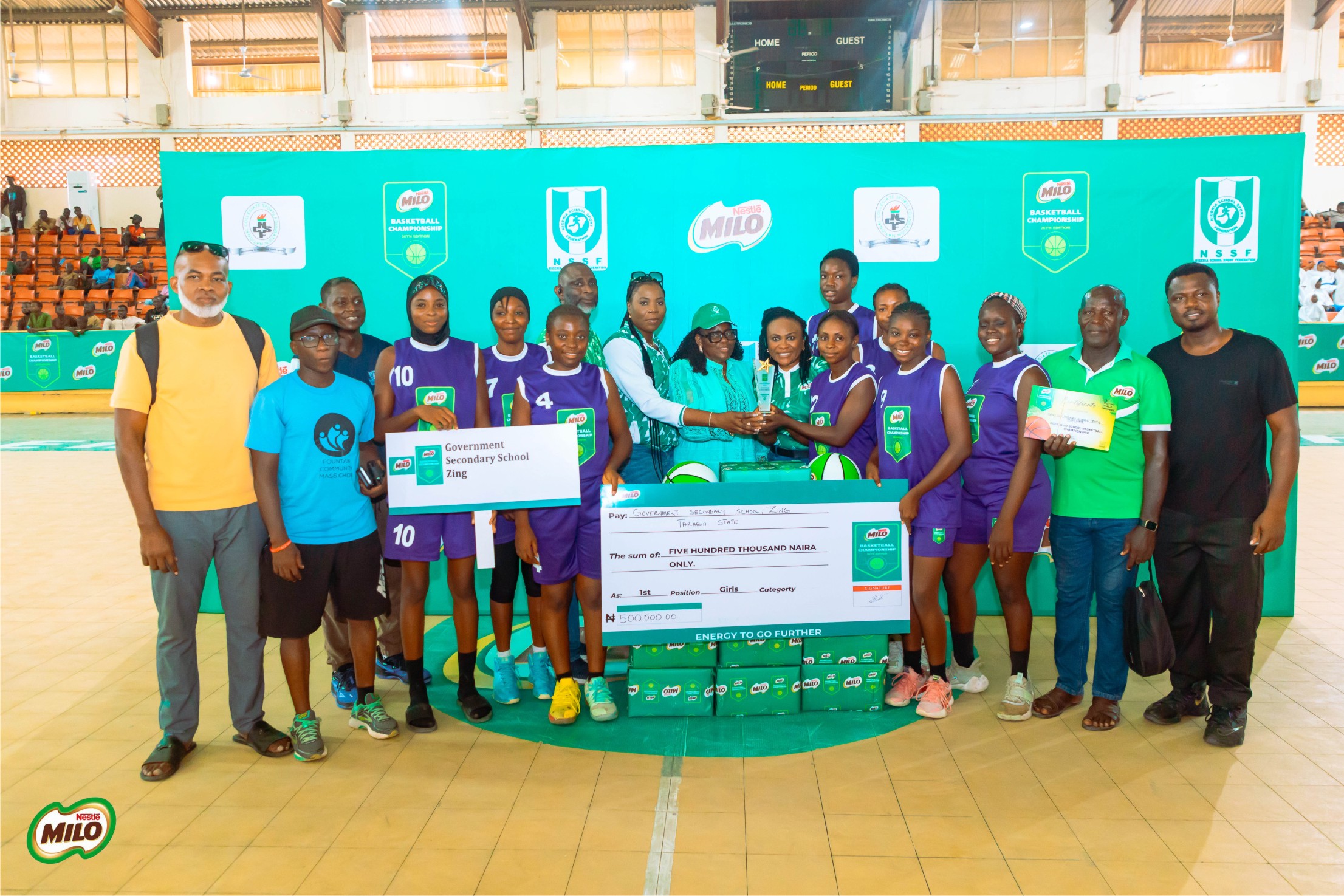 Savannah Conference Finals: GSS Zing Taraba, Family Support Programme Katsina Emerge Winners…As 26th Milo Basketball Championship Begins -marketingspace.com.ng