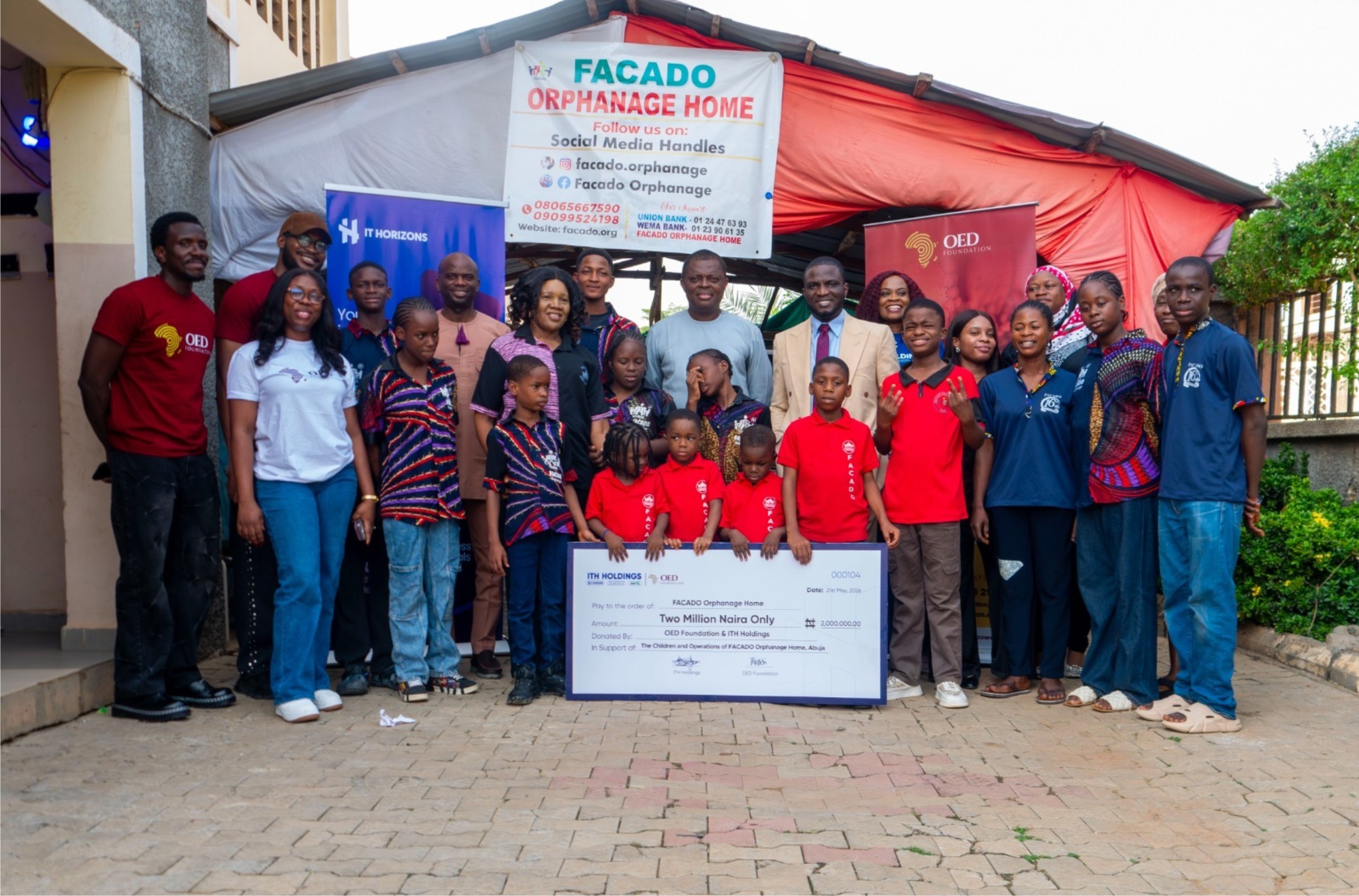 ITH Holdings And OED Foundation, Creating Hope For Vulnerable Children -marketingspace.com.ng
