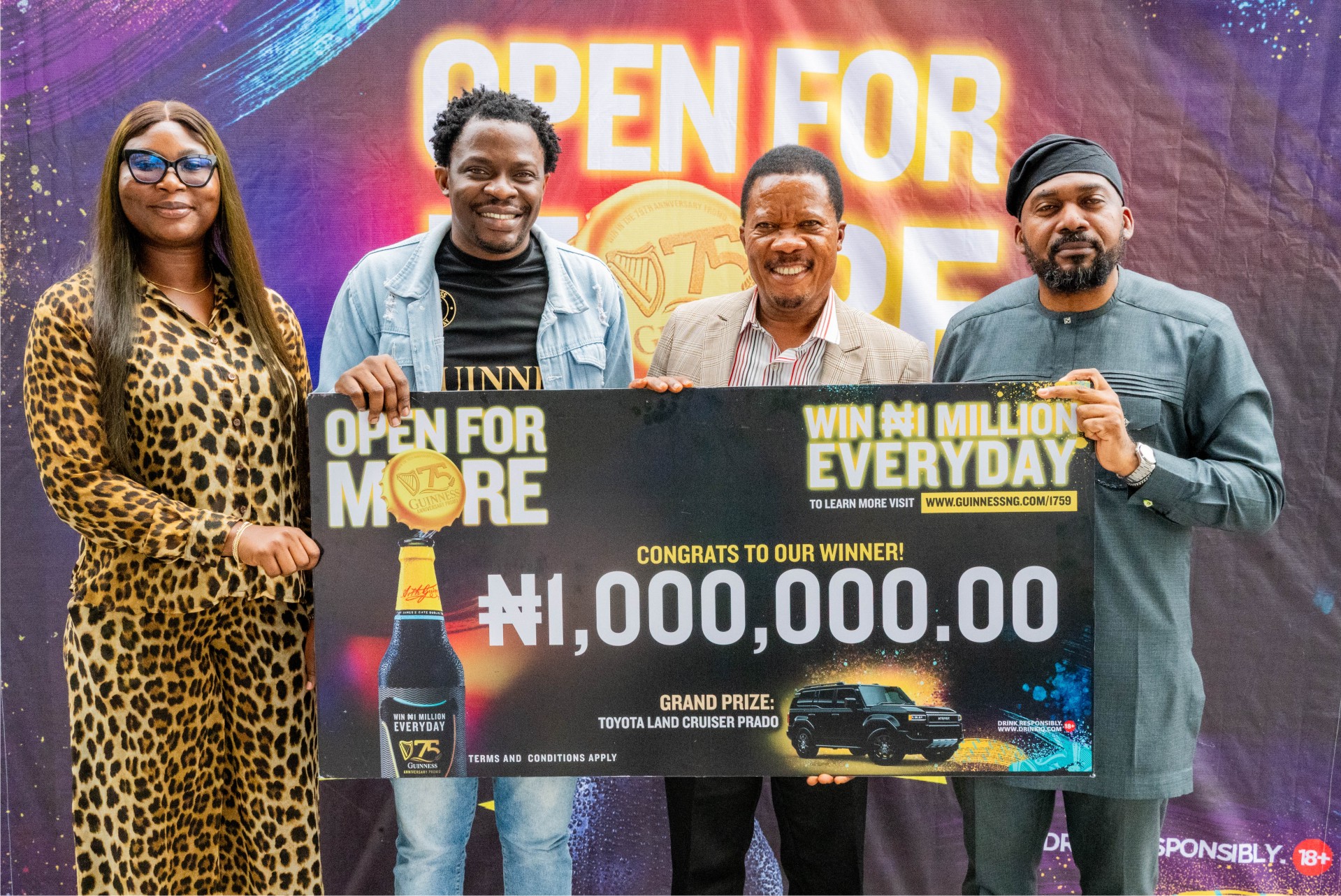 Guinness Open For More Records 428 Winners After First Month Of Weekly Live Draws -marketingspace.com.ng