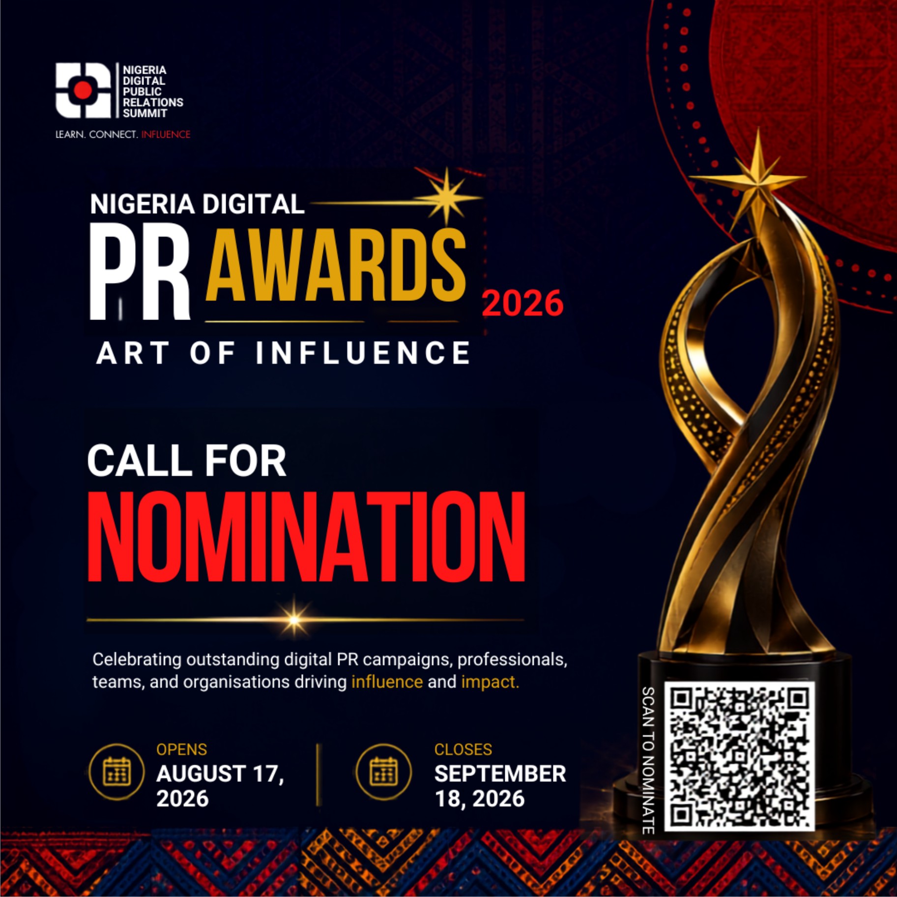 Nigeria Digital PR Summit Opens Nominations For Third Nigeria Digital PR Awards, Unveils Theme Song And Selection Panel -marketingspace.com.ng