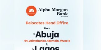 Alpha Morgan Bank Relocates Head Office To Lagos, Marks New Chapter Of Growth -marketingspace.com.ng