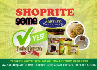 IJebulawa Garri Berths In Shoprite, Spar, Others IJebulawa Garri Berths In Shoprite, Spar, Others-marketingspace.com.ng