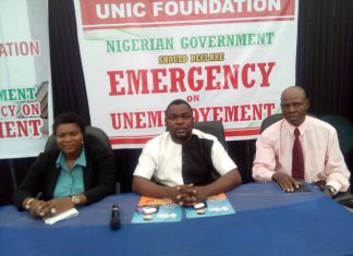 UNIC Foundation Urges FG To Declare State Of Emergency On Unemployment UNIC Foundation Urges FG To Declare State Of Emergency On Unemployment-marketingspace.com.ng