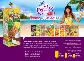 CHI Exotic Nectar Reiterates Superior Taste In New Campaign CHI Exotic Nectar Reiterates Superior Taste In New Campaign-marketingspace.com.ng