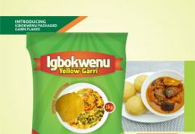 Igbokwenu: Hygienically Packaged Yellow Garri Enters Nigerian Market …available in Shoprite, Spa, Games, Others Igbokwenu: Hygienically Packaged Yellow Garri Enters Nigerian Market …available in Shoprite, Spa, Games, Others-marketingspace.com.ng