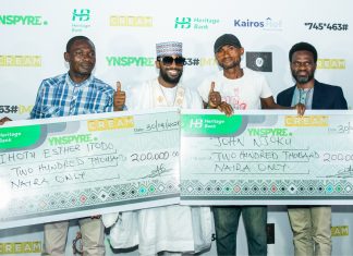 Heritage Bank’s YNSPYRE, CREAM Platform April Draw Produce Millionaires Heritage Bank’s YNSPYRE, CREAM Platform April Draw Produce Millionaires-marketingspace.com.ng