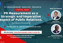 P+ Measurement Services Hosts 17th Edition Of Evaluate PR P+ Measurement Services Hosts 17th Edition Of Evaluate PR-marketingspace.com.ng