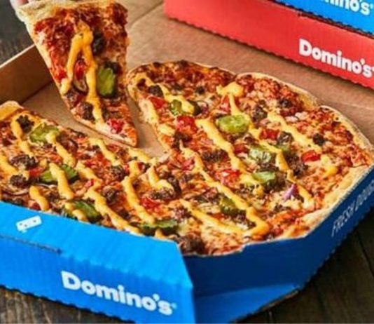 'It is MEGA week at Domino’s Pizza with their Online BUY 1 GET 1 FREE offer and All-Day Everyday Value Range Pizzas!!'-marketingspace.cm.ng
