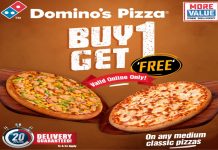 Double Cheesy Chills With The Domino’s Pizza Online Buy One Get One Free Promo-marketingspace.com.ng