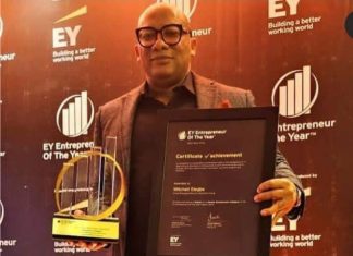 Mitchell Elegbe Named Entrepreneur Of The Year (West Africa) By Ernst And Young Mitchell Elegbe Named Entrepreneur Of The Year (West Africa) By Ernst And Young-marketingspace.com.ng