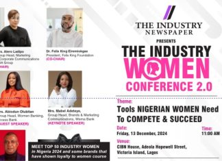 Industry Newspaper Unveils 2024 Industry Women Conference’s Theme, Speakers Industry Newspaper Unveils 2024 Industry Women Conference’s Theme, Speakers-marketingspace.com.ng