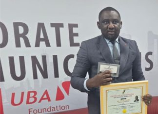 UBA’s Abiodun Coker Named “Future Leader In Media Management” At The Industry Summit/Awards UBA’s Abiodun Coker Named “Future Leader In Media Management” At The Industry Summit/Awards-marketingspace.com.ng